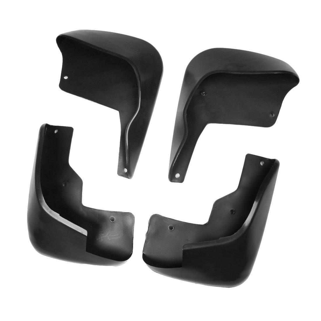 

uxcell Splash Guard Compatible with Peugeot 206 Black Plastic Mud Flap Splash Guard