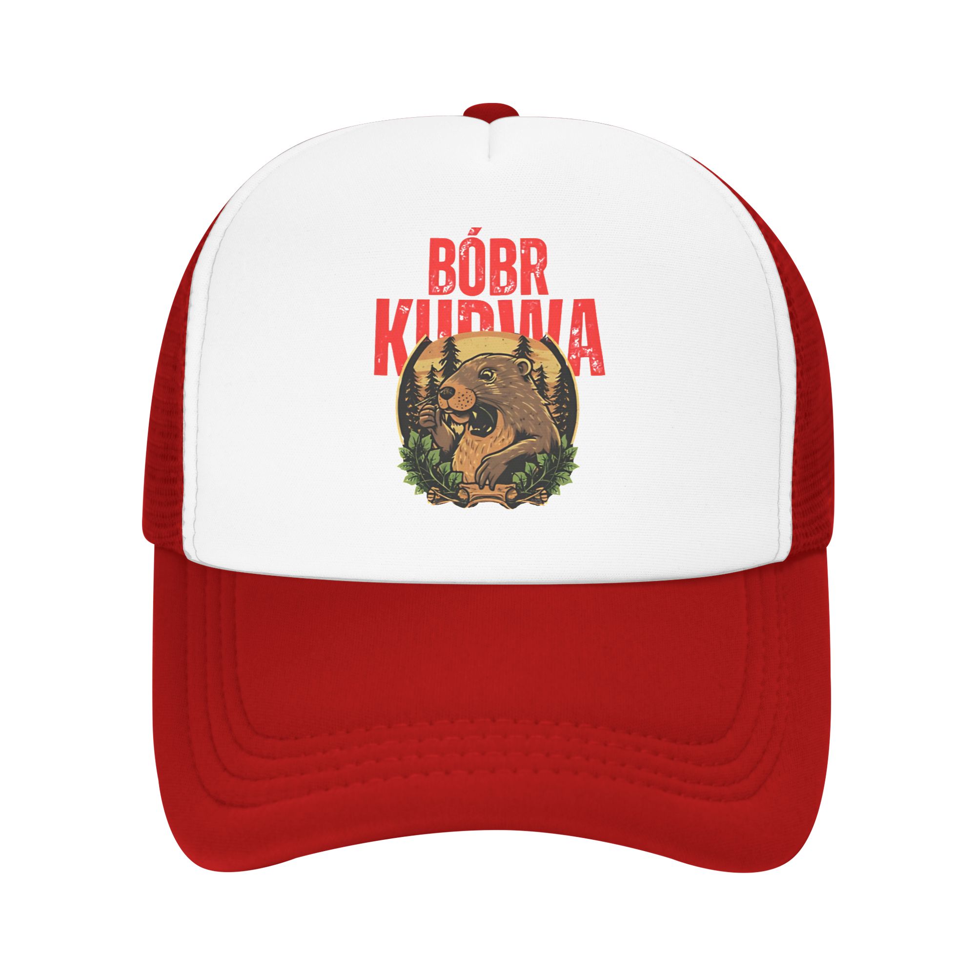 Summer Sun Hats Bóbr Kuwa Bober, Beaver Baseball Cap Fashion Hip Hop Hats Summer Female Male Hiking Fishing Baseball Caps One Size красный