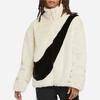 Nike Sportswear Swoosh Large Logo Warm Stand Collar Thick Jacket For Spring Women Jacket White CU6559-238