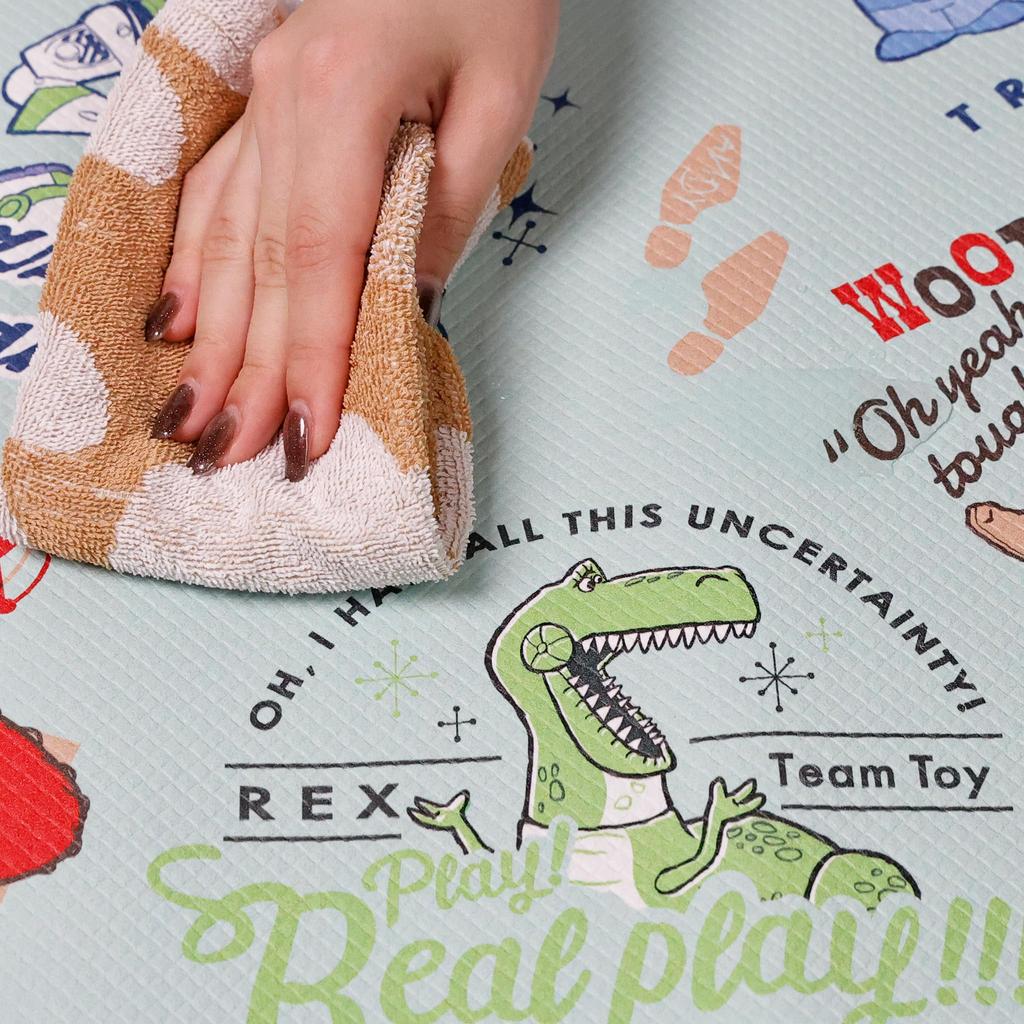 Marushin Kitchen Disney Toy Story Pop H45 x 2225092200 Mat, Badge, Wipeable, Water-Repellent, Non-Slip, PVC, Approx. W120cm,