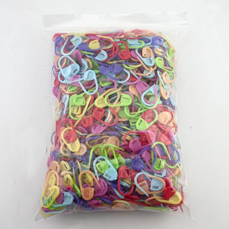 

1000 шт./набор Пряжка для подсчета петель свитера, Пряжка-маркер для вязального материала, Пластиковая маленькая пряжка против распускания, Маленькая булавка