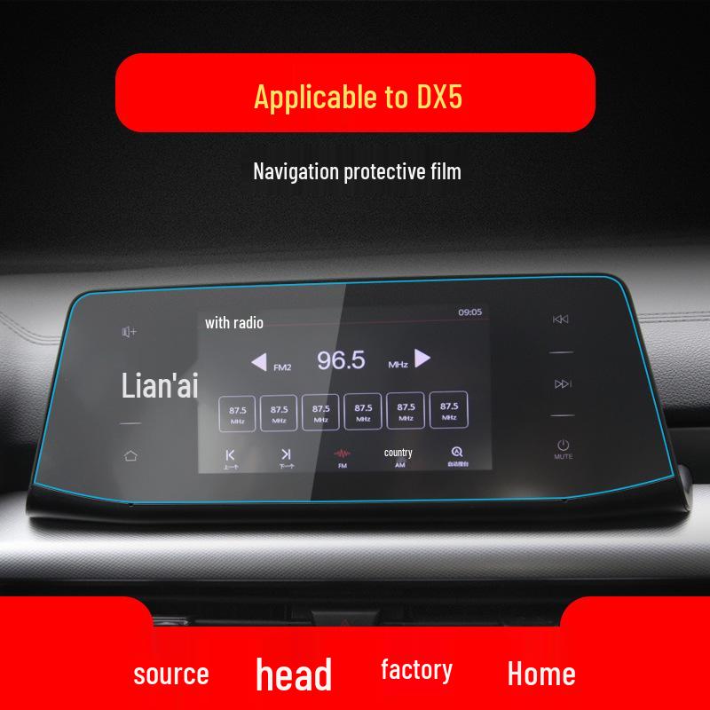 Southeast DX3/DX5/DX7 Navigation and Control Screen Protector Film