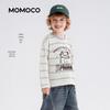 MOMOCO Boys' Fashion Striped Long-Sleeve T-Shirt
