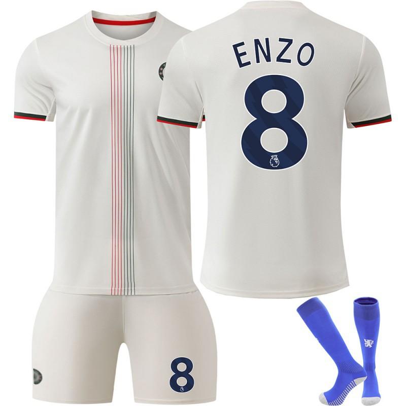 2526 Chelsea Away Football Jersey No. 7 Sterling 8 Enzo 6 Silva Home Correct Version Set