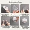 Wall-Mounted Covered Soap Holder - No Drilling, Waterproof, Easy To Clean