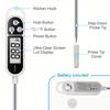 Food Thermometer TP300 Digital Kitchen Water Oil Thermometer LCD Display Temperature Probe for Cooking Grilling BBQ Candy Milk