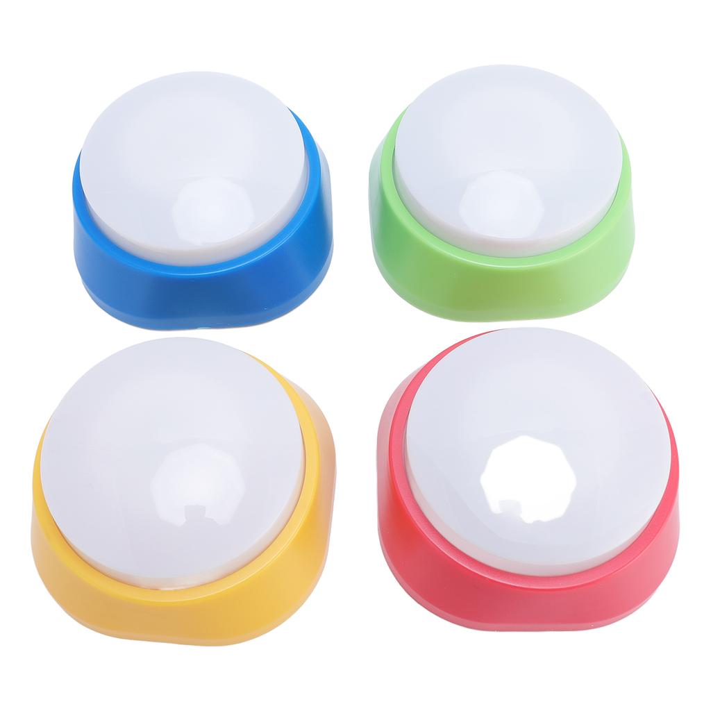 4PCS Voice Recording Button Yellow Green Blue Red 30 Second Record Pet Training Buzzer with
