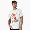 Rainbow Fox Casual Tshirt Mens and Womens Luxury Brand Top