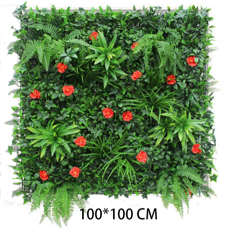 Flame-Retardant Green Wall: Anti-Aging Lawn Decoration for Malls & Backgrounds