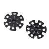 8Pcs Rubber Trekking Pole Replacement Accessory Black Walking Hiking Stick Accessory  Hiking