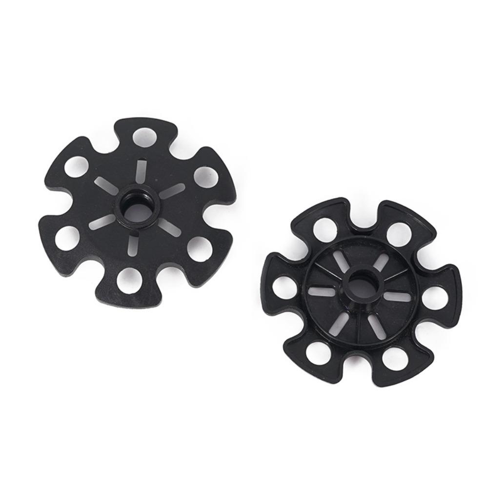 8Pcs Rubber Trekking Pole Replacement Accessory Black Walking Hiking Stick Accessory Hiking