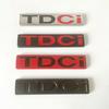 DTNS3 3D Metal Red Black TDCI Logo Emblem Car Front Grill Badge For Ford Fiesta Kuga Mondeo MK3 Focus MK2 TDCI Sticker Accessories