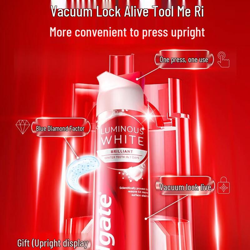 Colgate Optic White Stain Removal Upright Pump Toothpaste