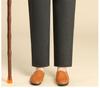 Pantaloni in Lana Foderati in Pile da Donna per Anziani - Larghi, Dritti, Stile Autunno/Inverno