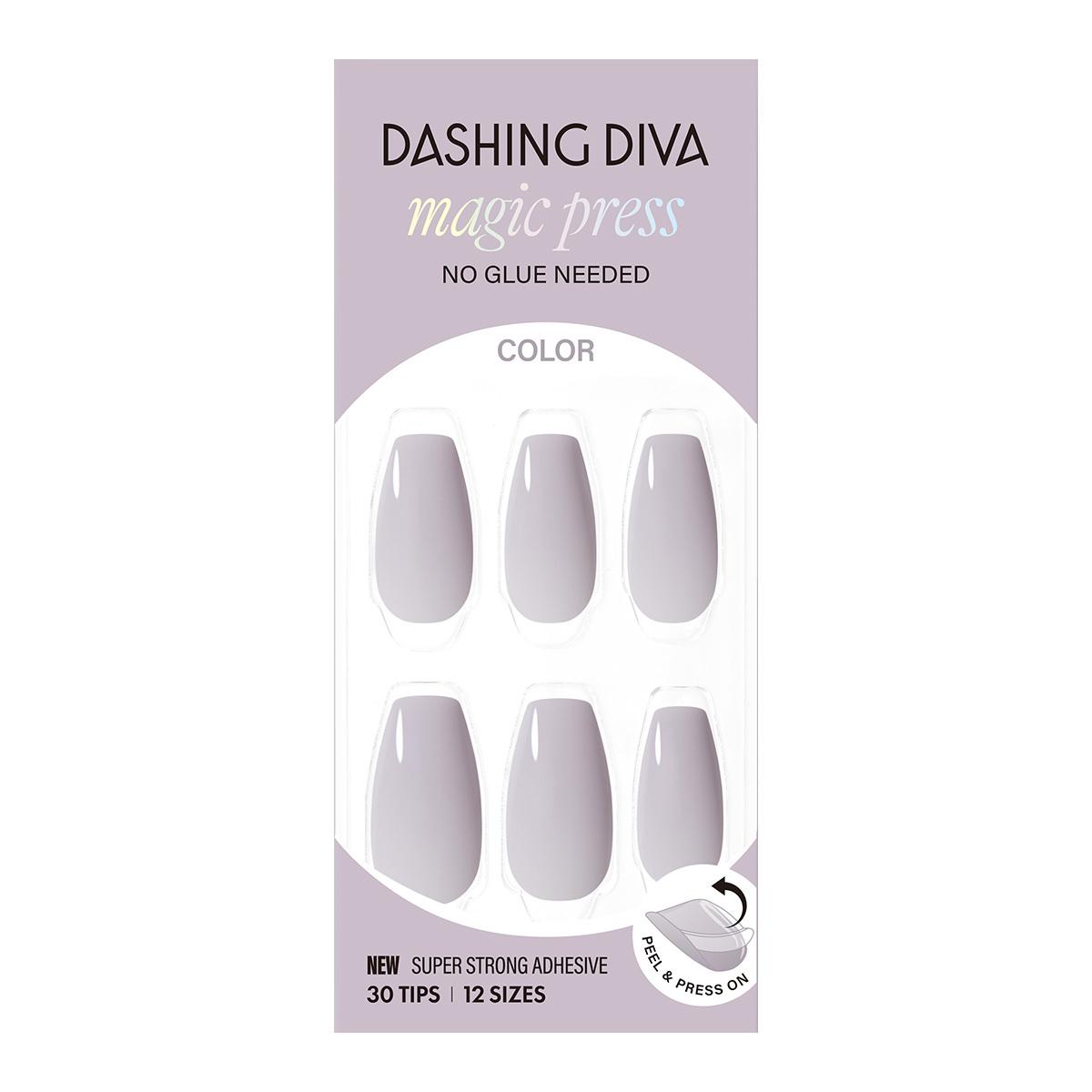 

DASHING DIVA Magic Press Color Nail/Pedi 19 types Tinted Gray