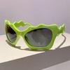 Durable High Quality Retro High End Designer Style Edgy Punk Trendy Oversized Female For Both Male Sun Glasses