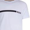HUGO BOSS T-Shirts Men's White Crew Neck Moderate Straight Fit 50517970-100