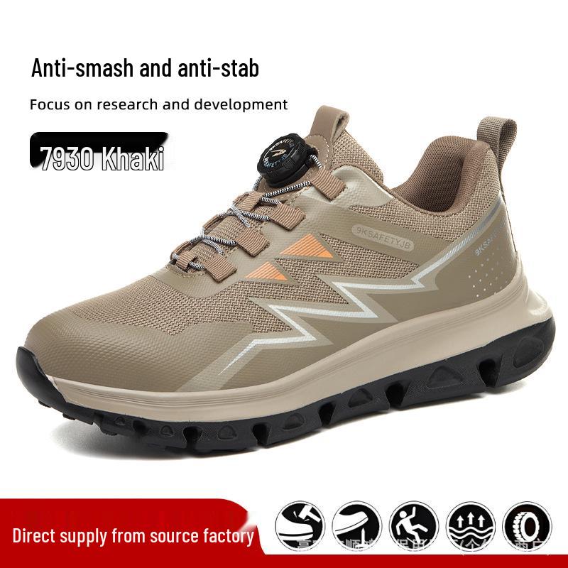 Cross-Border Anti-Smash, Anti-Puncture Safety Shoes - Durable, Slip-Resistant & Lightweight Work Shoes for Comfortable Long Wear
