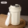 Octagonal coffee cup stainless steel thermos cup high value men's and women's household portable vacuum mini pocket water cup