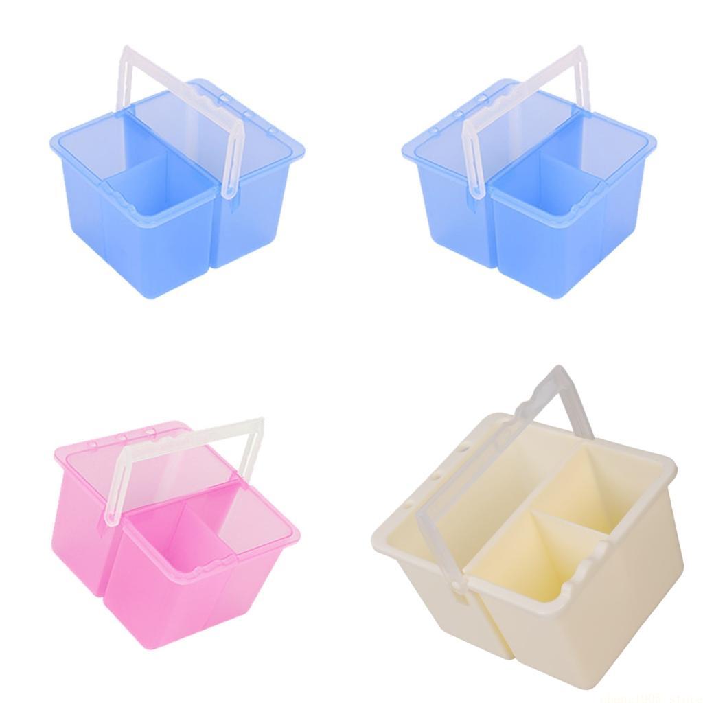 QX2E Paint Brush Cleaner Paint Brush Washer Holder Artist Brush Washer Brush Washing Bucket for Acrylic Watercolor Painting