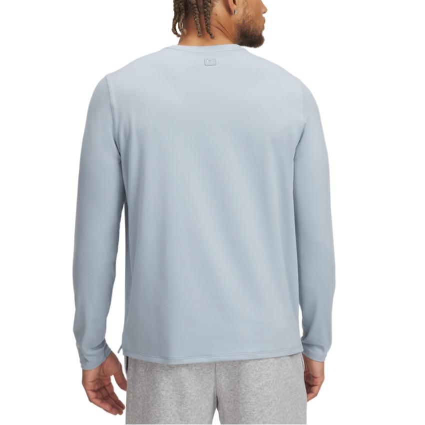 Under Armour Meridian Comfortable Soft Breathable Long Sleeve Moisture Wicking T-Shirt Men Tops Harbor-Blue 1386975-465