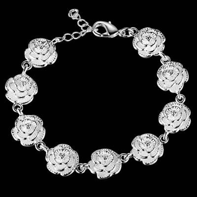 925 Sterling Silber Schmuck Rose Mode Armband
