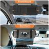 Car Sun Visor Extension Driver Sun Blocker UV Sunlight Extender Leather Sunshade Card Ticket Pen Storage Sunglasses Clip Holder