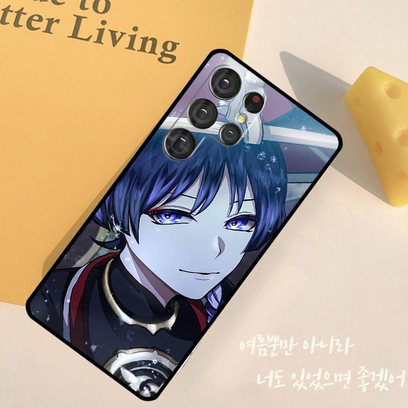 Scaramouche Genshin Impact Phone Case For Samsung Galaxy S24 S25 Ultra S9 S10 S20 S22 S21 Plus S23 FE Back Cover Shell