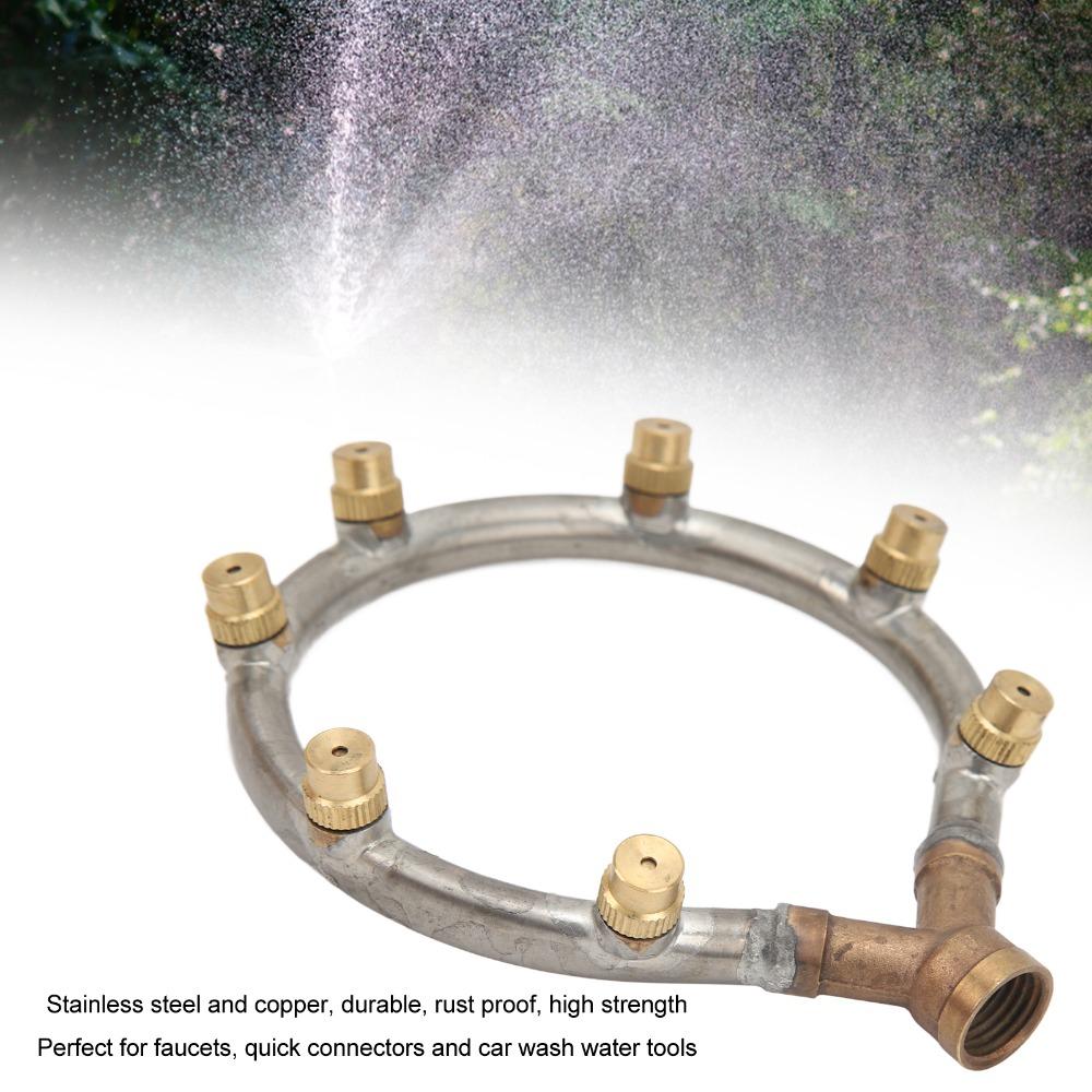 Stainless Steel, Copper Atomizing Nozzle Multi Head Nozzle  Flower Watering