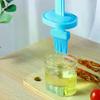 1Pc Oil Brush Pancake Oil Brush Integrated Oil Pot Brush With Bottle Kitchen Dustproof Household High Temperature Baking Tool
