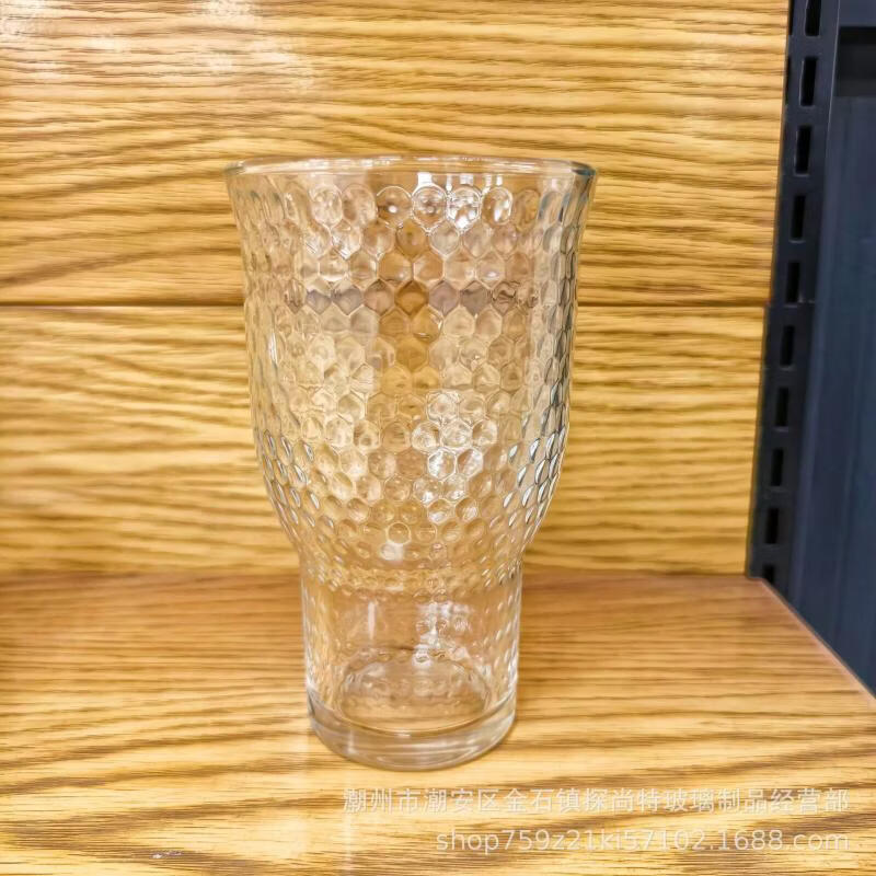 

OLOEY Vintage Wide-Mouth Glass Cup