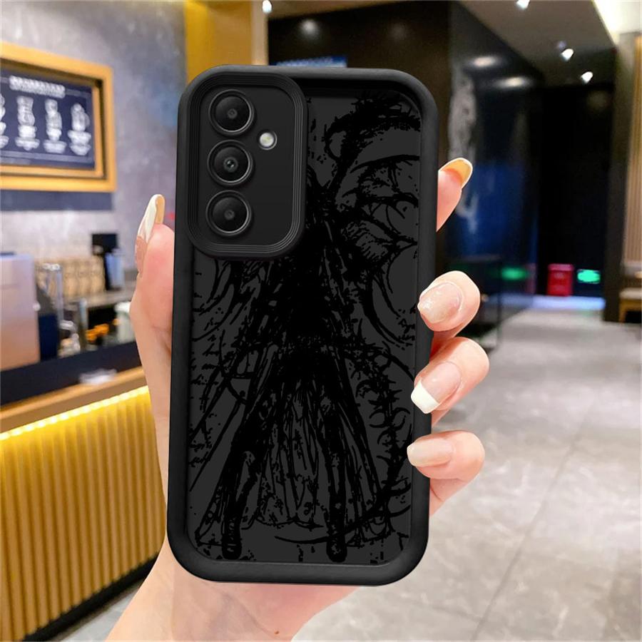 

Ретро Панк Черный Ангел Мягкий Чехол для Телефона для Samsung Galaxy A16 A36 A34 A32 A23 A26 A33 A14 A56 A24 A12 A13 A22 Galaxy A13 4G