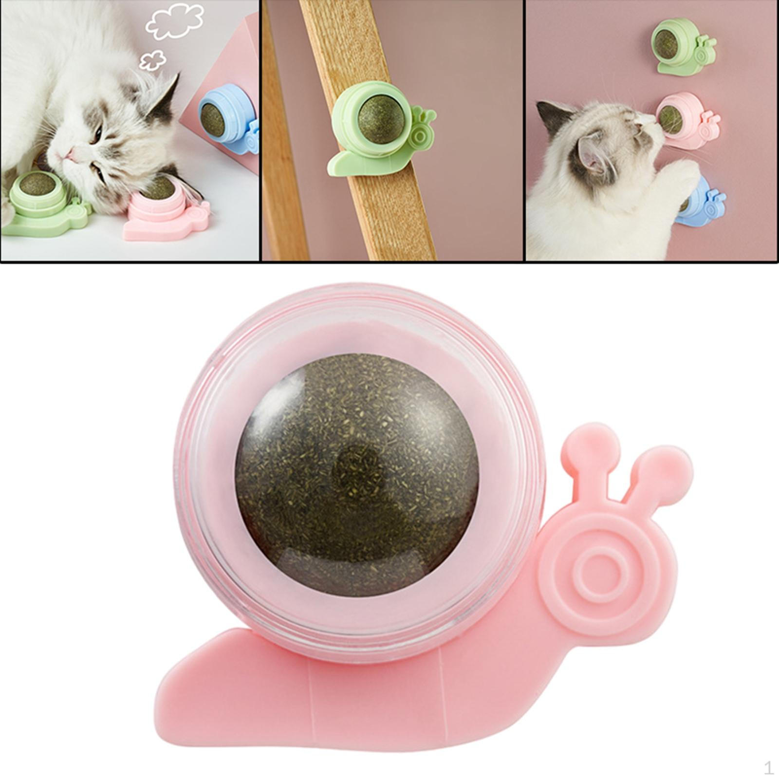 

2Pcs Rotating Catnip Ball Toy Cats Toys Treats Chew
