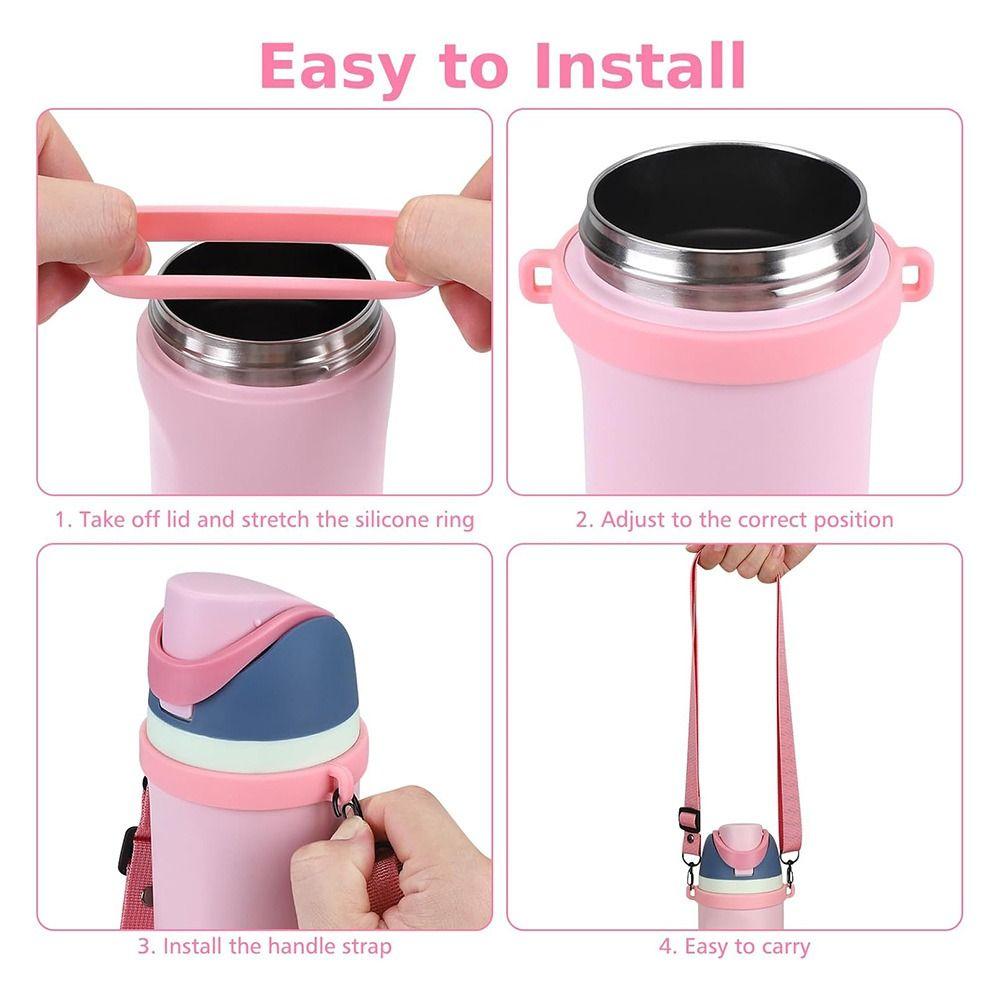 Nylon Braid Bottle Carrier Multi-Color Carrying Strap Portable Shoulder Strap for Owala Outdoor