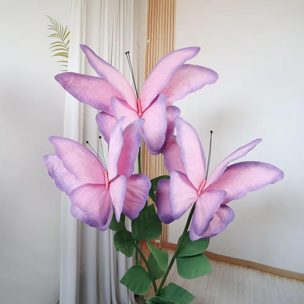 Large Artificial Butterfly Outdoor 3D Butterfly New Fake Butterfly Wedding Centerpiece