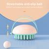 1/4Pcs Wash Brush Long Handle Removable Design Scrubbing Brush Anti-Slip Elastic Band Hair Cleaning Helper