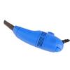 Mini Nail Dust Collector Negative Pressure Large Suction Nail Dust Vacuum Machine for Keyboard Blue