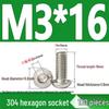 ISO7380 Stainless Steel Hex Drive Dome Head Screws - M2 to M16