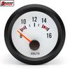 52mm Auto Car Refitting Volt Gauge 8~16V Blue LED Light 12V Battery Voltage Instrument Meter