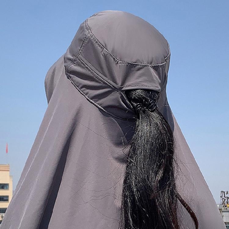 Outside Enthusiasts Ponytail Hat with Neck and Shoulder Cover Hat Teen Visor Hat