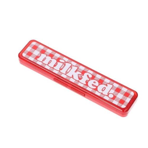 

Milkfed Gingham Chopsticks and Spoon Set, Women s, Red