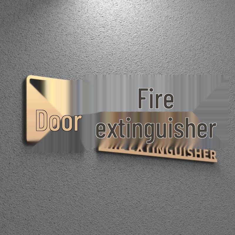 Mei Xiaoman IMO Stainless Steel Facility Safety Sign