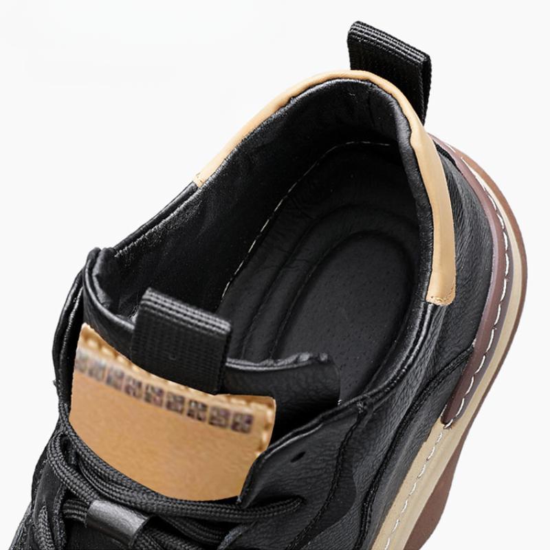 2024 New Men's Casual Leather Shoes High End Comfortable Flat Shoes for Men Outdoor Light Sport Running Shoes Zapatillas Hombre