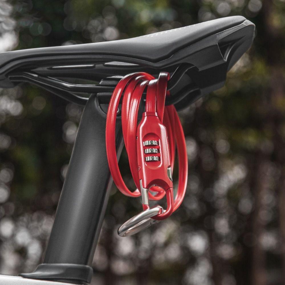 High Strength Bicycle Password Lock 150cm Length Anti-theft Bike Lock  Helmet Lock