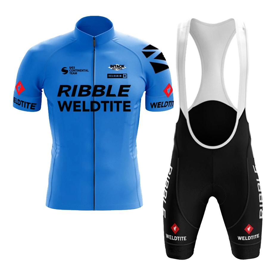 2026 Men's Summer Cycling Jersey Set Lightweight Quick-Dry Breathable Bike Wear with Padded Shorts for Road Mountain Bike