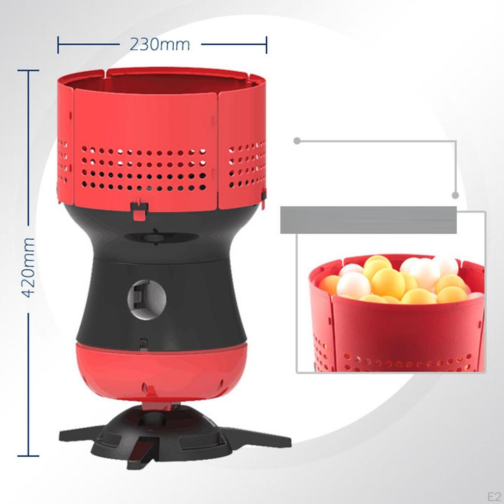 Automatischer Tischtennisball-Werfer Langlebigkeit Ausrüstung Praktisch Einstellbar