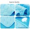 4PCS Guinea Pig Cage Liners Summer Small Animal Cooling Mat Breathable Hamster Pee Pad for Rabbit Cage Hedgehogs Pet Item
