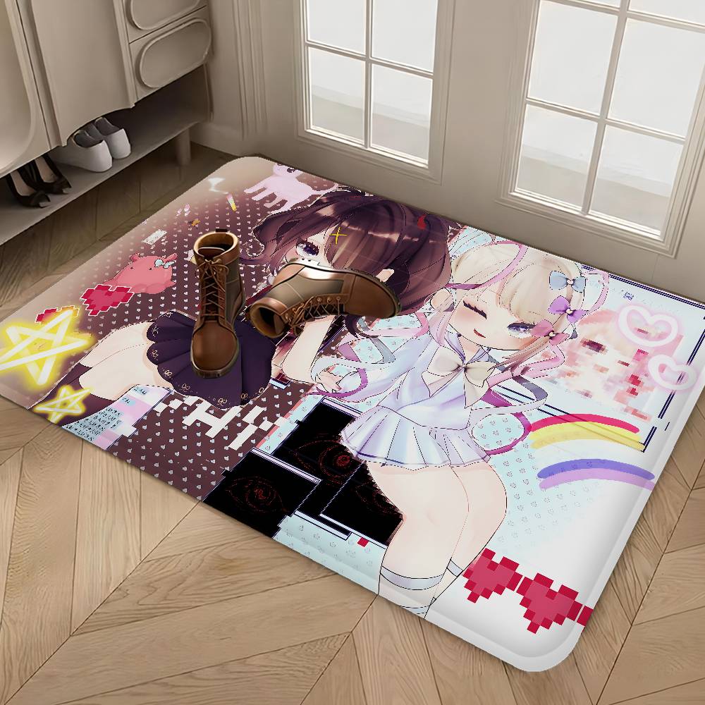NEEDY GIRL OVERDOSE Floor Mat Kids Room Bedroom Decoration Balcony Anti-Slip Doormat Living Room Welcome Rug
