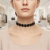 6 Stück/Set Vintage-Stil Spitze Choker Verstellbares Punk-Halsband Mode Gothic Elastisches Halsband Party