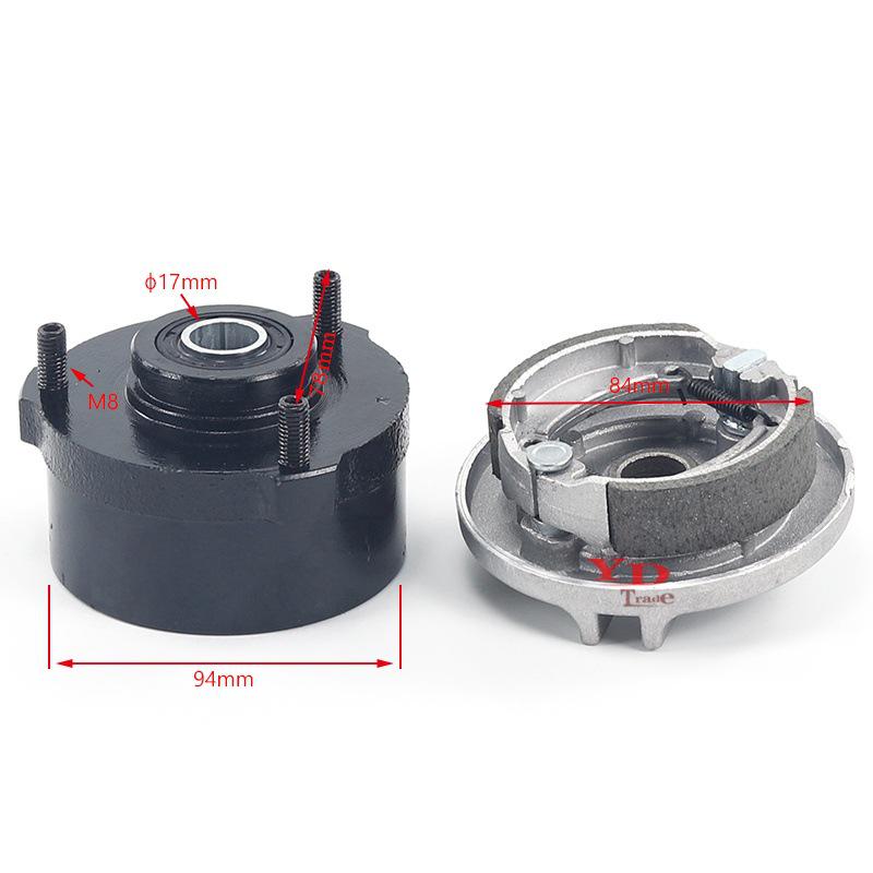 ATV Beach Car Front Brake: Two-in-One Three-Hole Drum for Small Bull/Dinosaur Models